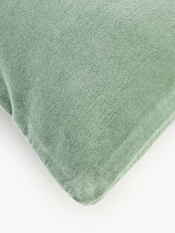 Funda de cojín bordada con estampado geométrico Verina