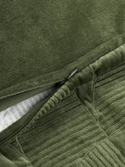 Funda de cojín bordada con estampado geométrico Verina