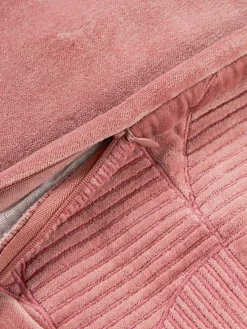 Funda de cojín bordada con estampado geométrico Verina