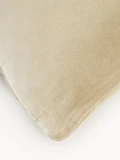 Funda de cojín bordada con estampado geométrico Verina