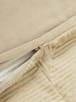 Funda de cojín bordada con estampado geométrico Verina