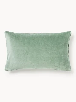 Funda de cojín bordada con estampado geométrico Verina