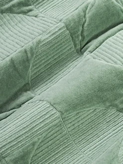 Funda de cojín bordada con estampado geométrico Verina