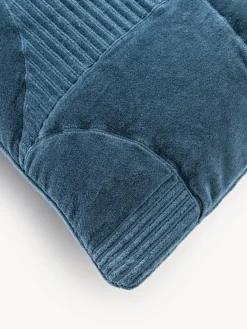 Funda de cojín bordada con estampado geométrico Verina