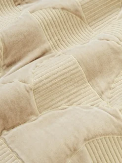 Funda de cojín bordada con estampado geométrico Verina