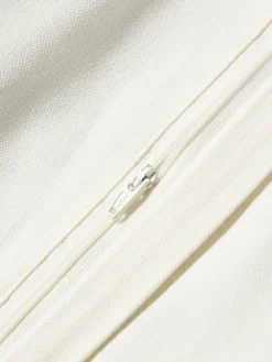 Funda de cojín bordada de algodón texturizada Vahid