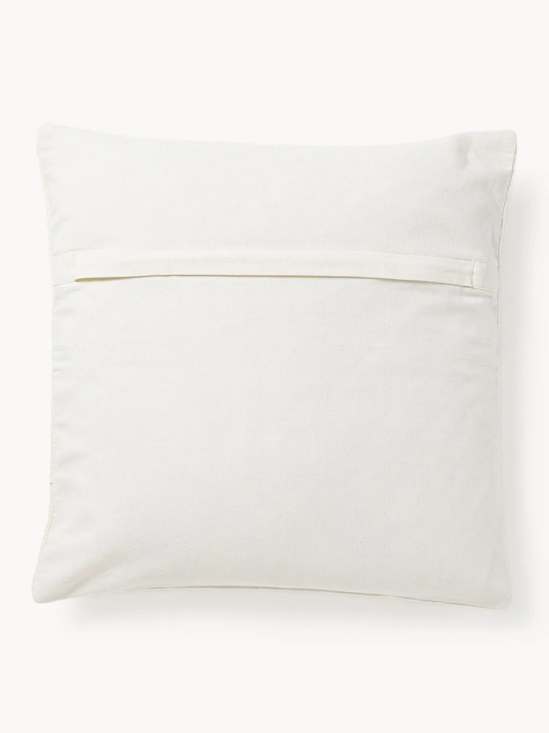 Funda de cojín bordada de algodón texturizada Vahid