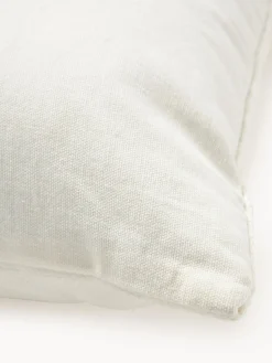 Funda de cojín bordada de algodón texturizada Vahid