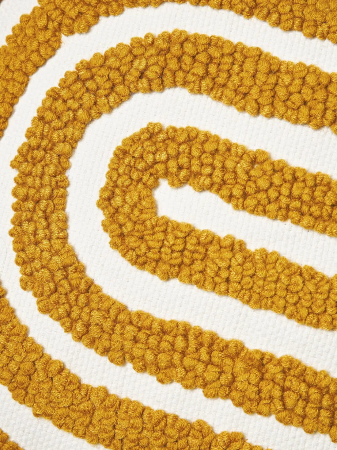 Funda de cojín bordada de algodón texturizada Vahid