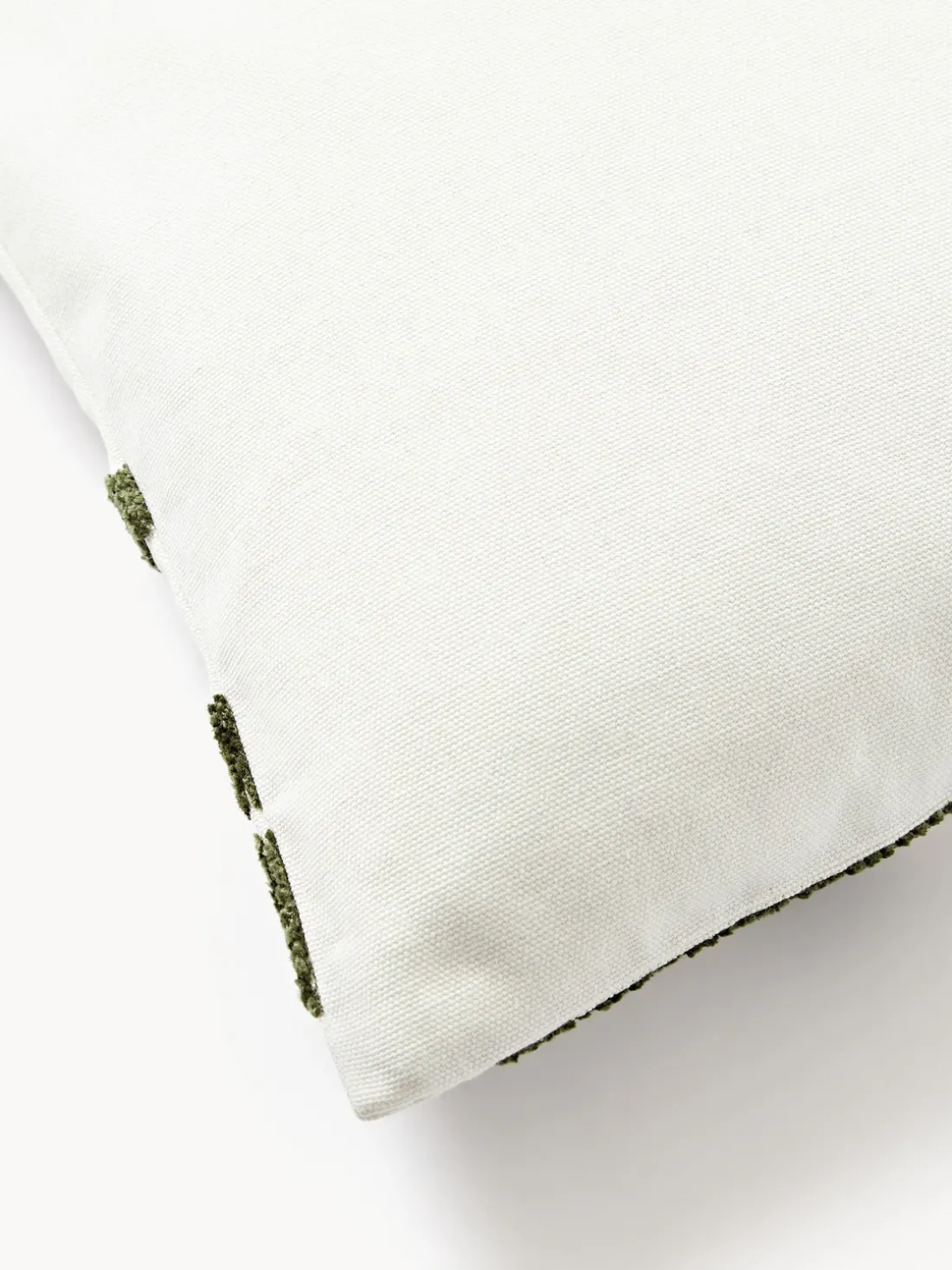 Funda de cojín bordada de chenilla Fran