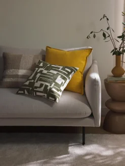 Funda de cojín bordada de chenilla Fran