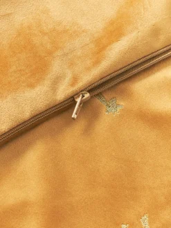 Funda de cojín bordada de terciopelo Giro