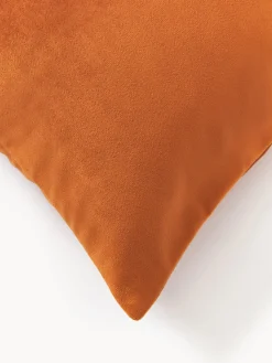 Funda de cojín bordada de terciopelo Nora