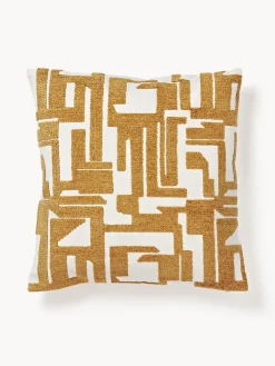 Funda de cojín bordada de chenilla Fran