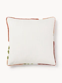 Funda de cojín capitoné con mechones decorativos Coraline