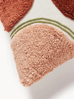 Funda de cojín capitoné con mechones decorativos Coraline