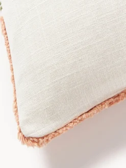 Funda de cojín capitoné con mechones decorativos Coraline