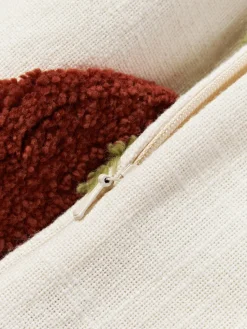 Funda de cojín capitoné con mechones decorativos Coraline