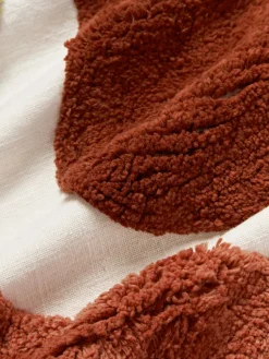 Funda de cojín capitoné con mechones decorativos Coraline