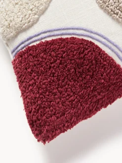 Funda de cojín capitoné con mechones decorativos Coraline