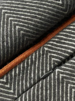 Funda de cojín con punto espiga Agatha