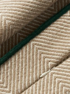 Funda de cojín con punto espiga Agatha