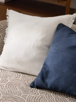 Funda de cojín con ribete Aya