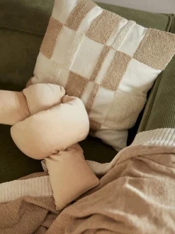 Funda de cojín con tejido a cuadros Scout