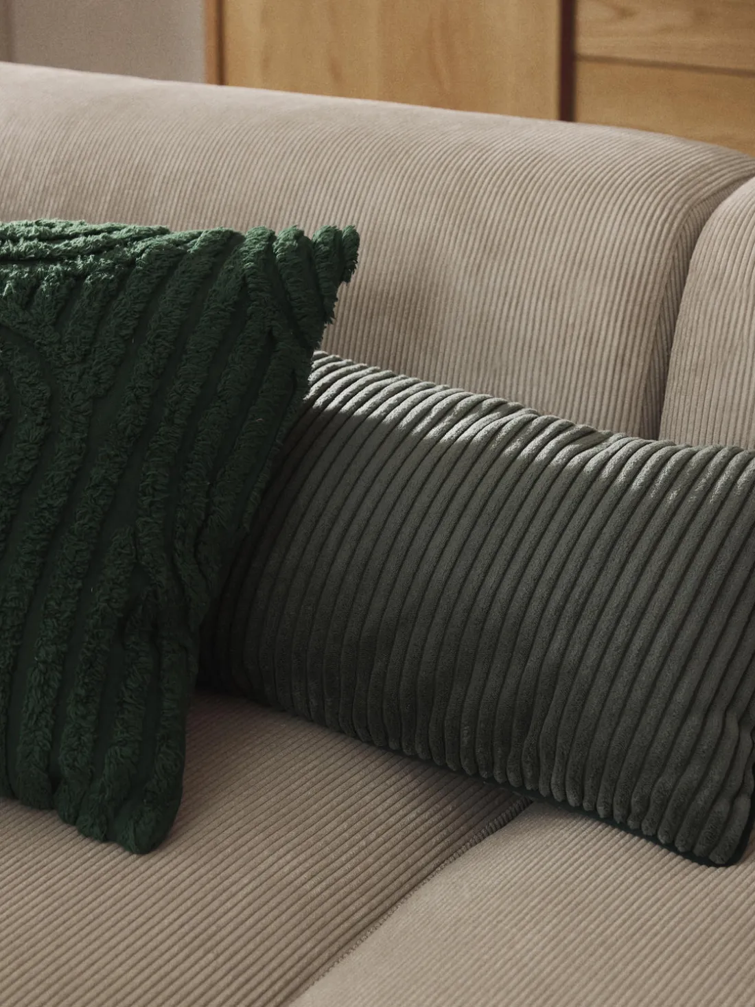 Funda de cojín de algodón Bell