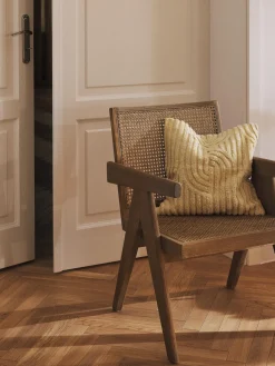 Funda de cojín de algodón Bell