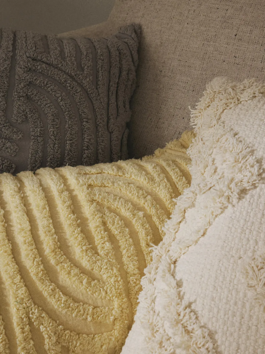 Funda de cojín de algodón Bell