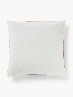 Funda de cojín de algodón estampado abstracto Nomi