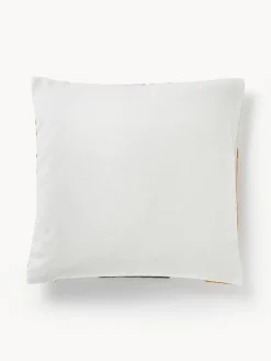 Funda de cojín de algodón estampado abstracto Nomi