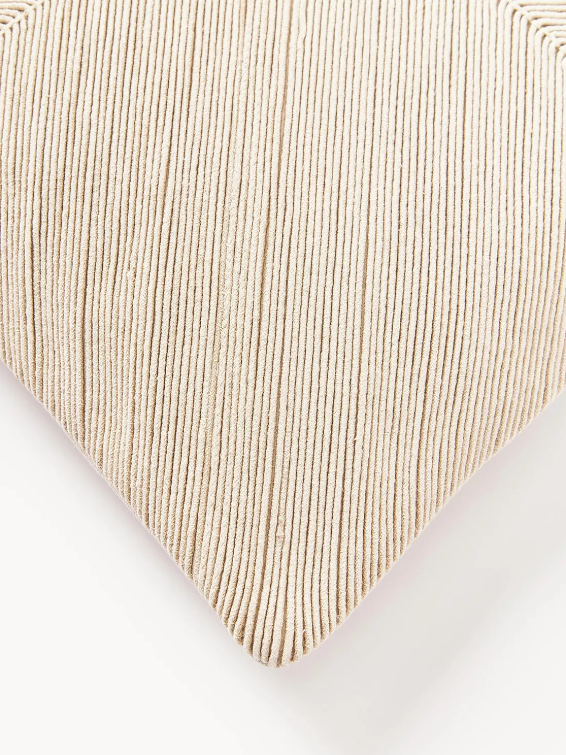 Funda de cojín de algodón texturizado Rino