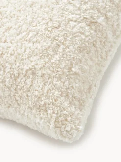 Funda de cojín de borreguillo Dotty