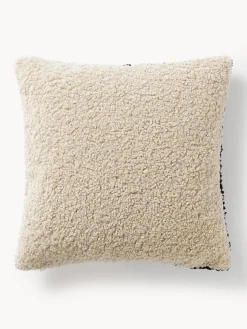 Funda de cojín de borreguillo Mateo