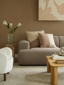 Funda de cojín de borreguillo Mateo