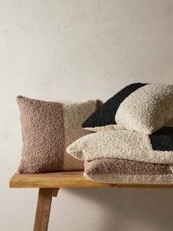 Funda de cojín de borreguillo Mateo