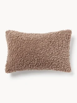 Funda de cojín de borreguillo Dotty