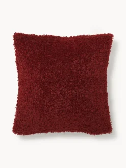 Funda de cojín de borreguillo Dotty