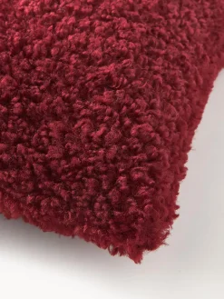 Funda de cojín de borreguillo Dotty