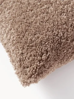 Funda de cojín de borreguillo Dotty