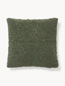 Funda de cojín de borreguillo Dotty