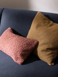 Funda de cojín de borreguillo Dotty