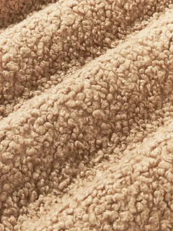 Funda de cojín de borreguillo Dotty