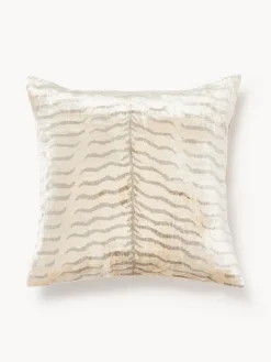 Funda de cojín de jacquard de viscosa Helene