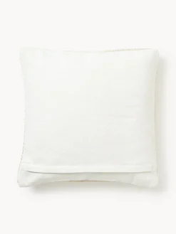 Funda de cojín de lana bordada Jaira