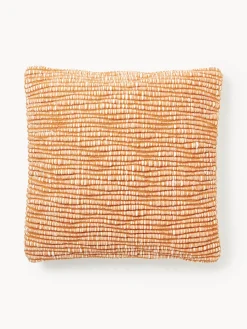 Funda de cojín de lana bordada Jaira