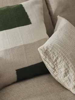 Funda de cojín de lana con diseño abstracto Aylin