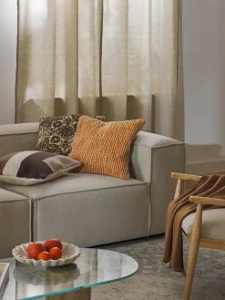 Funda de cojín de lana con diseño abstracto Aylin